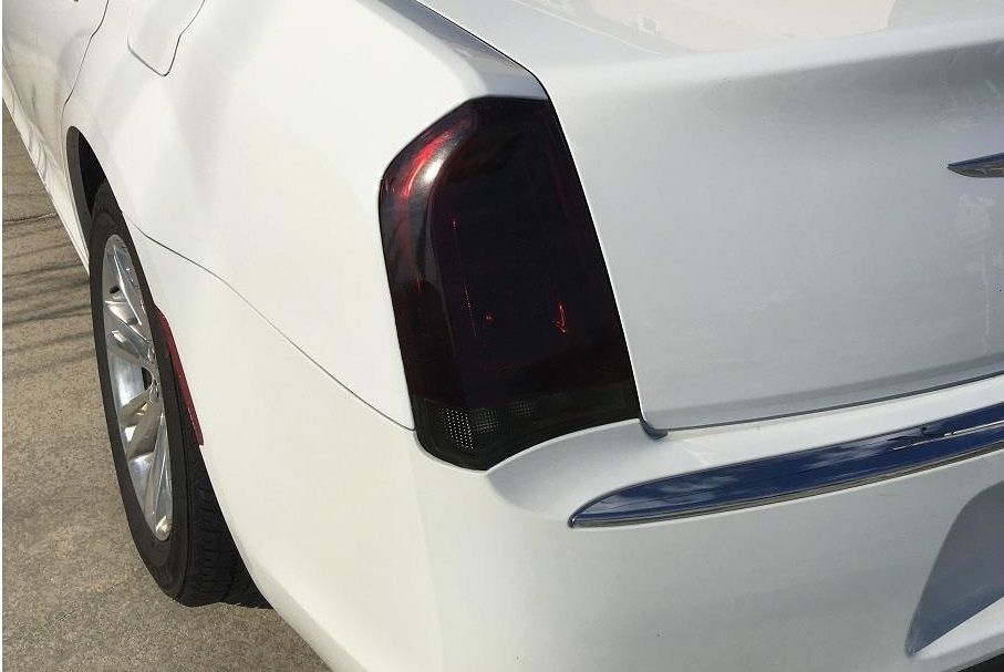 Custom Precut Smoke Tail Light Tint Film 15-18 Chrysler 300